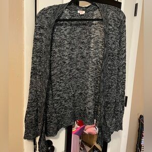 Mossimo Black and White Cardigan